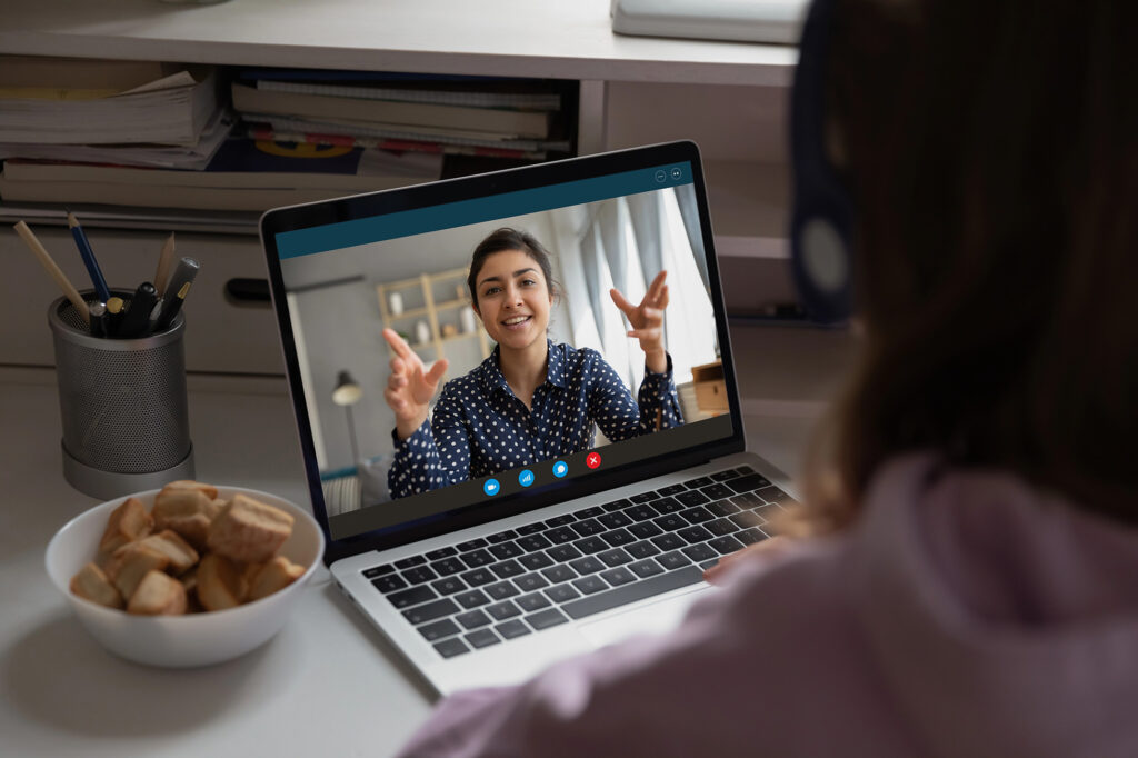 Remote learning support for professionals returning to work